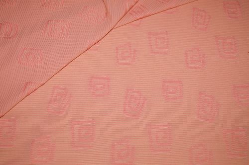 Struktur Jersey Stoff lachs rosa