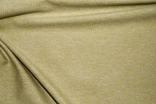 Baumwolle Feincord Stoff beige-grün meliert