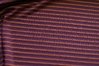 Jersey Stoff violett-rot gestreift braun